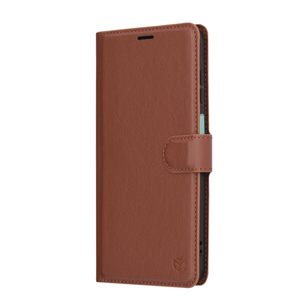Husa pentru Samsung Galaxy A26 A266, Techsuit, Leather Folio, Maro