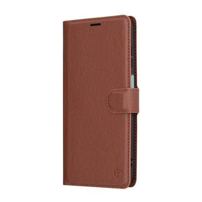 Husa pentru Samsung Galaxy A26 A266, Techsuit, Leather Folio, Maro