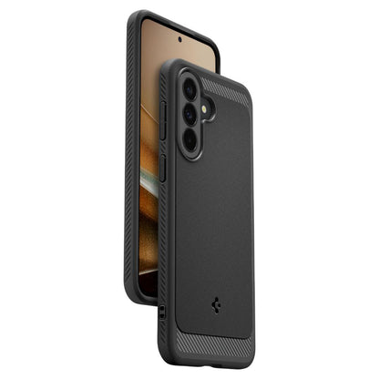 Husa pentru Samsung Galaxy A27 5G, Spigen, Rugged Armor, Neagra ACS11312