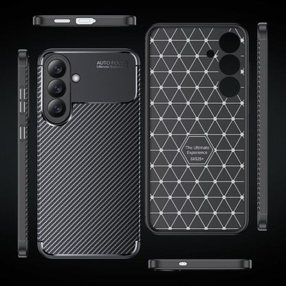 Husa pentru Samsung Galaxy A27 5G, Techsuit, CarbonFiber, Neagra