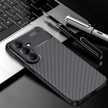 Husa pentru Samsung Galaxy A27 5G, Techsuit, CarbonFiber, Neagra