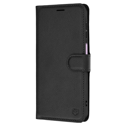 Husa pentru Samsung Galaxy A27 5G, Techsuit, Leather Folio, Neagra