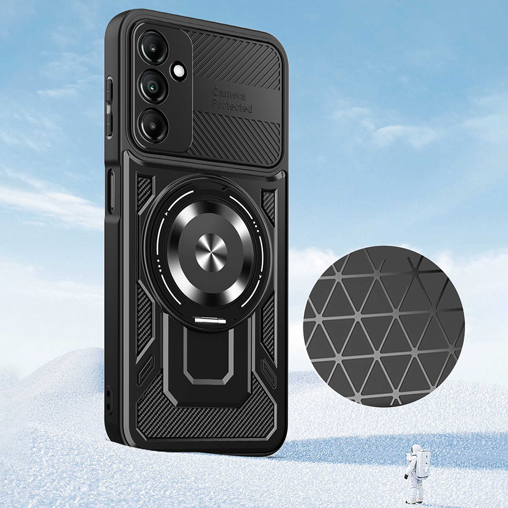 Husa pentru Samsung Galaxy A27 5G, Techsuit, RuggedCam, Albastra