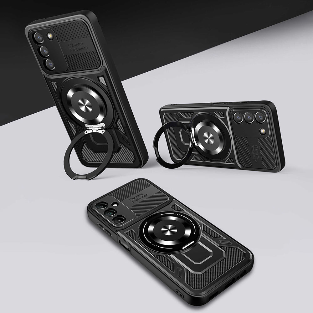 Husa pentru Samsung Galaxy A27 5G, Techsuit, RuggedCam, Mov