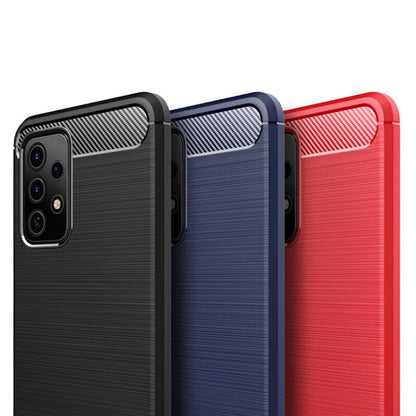 Husa pentru Samsung Galaxy A32 5G A326, Techsuit, Carbon, Neagra