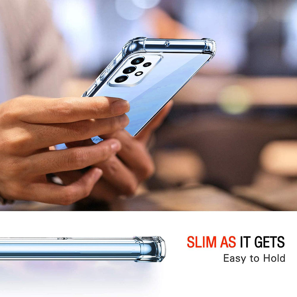 Husa pentru Samsung Galaxy A32 A325, Techsuit, Shockproof Clear, Transparenta