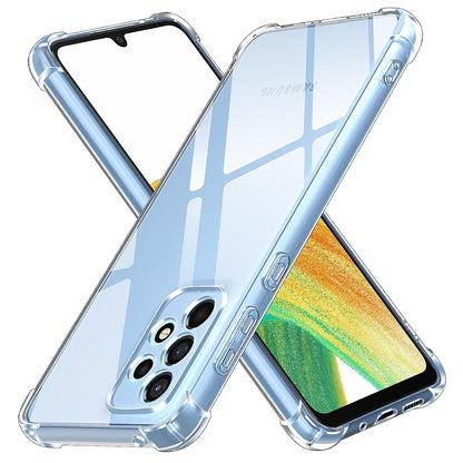 Husa pentru Samsung Galaxy A33 5G A336, Techsuit, Shockproof Clear, Transparenta