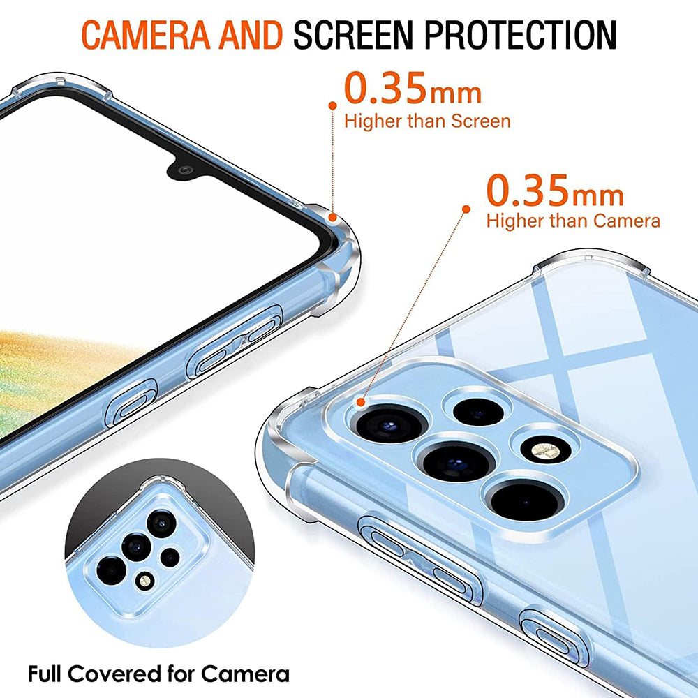 Husa pentru Samsung Galaxy A33 5G A336, Techsuit, Shockproof Clear, Transparenta