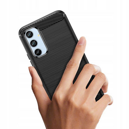 Husa pentru Samsung Galaxy A34 A346, Techsuit, Carbon, Neagra