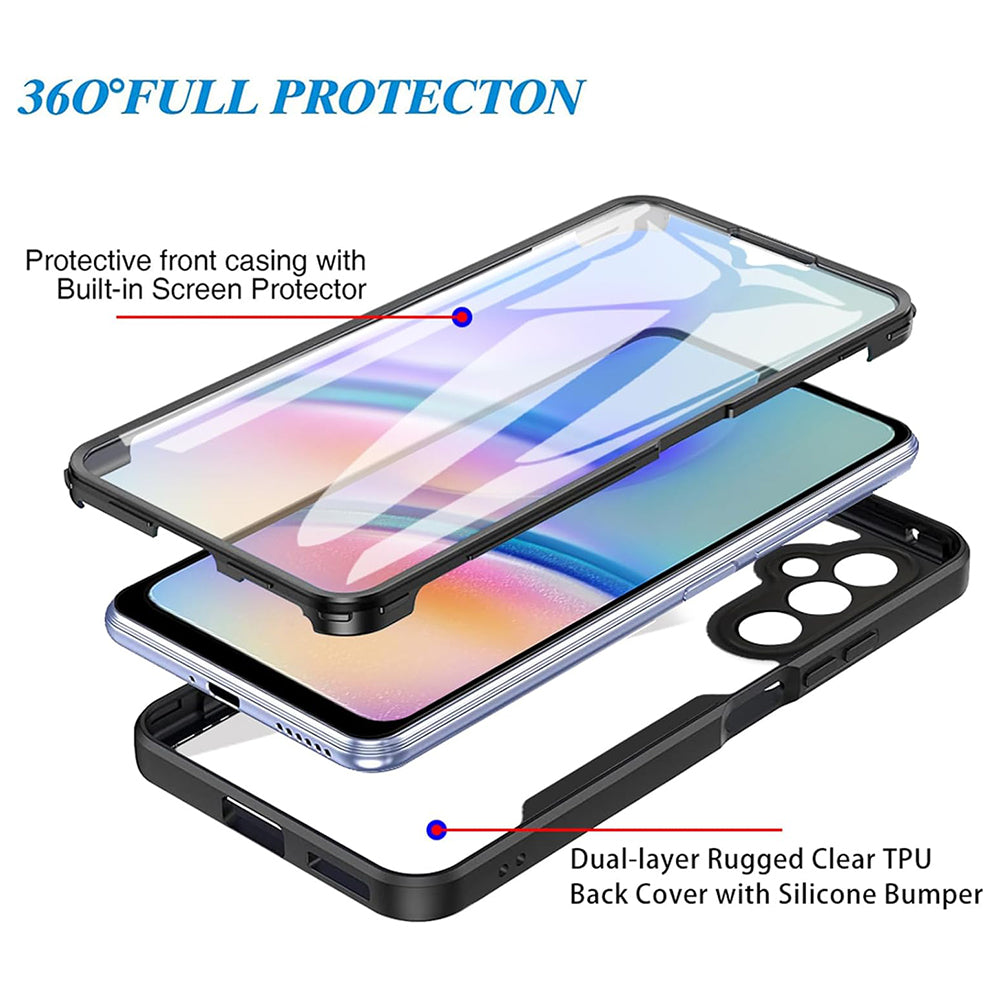 Husa pentru Samsung Galaxy A34 A346, Techsuit, ColorVerse 360, Neagra