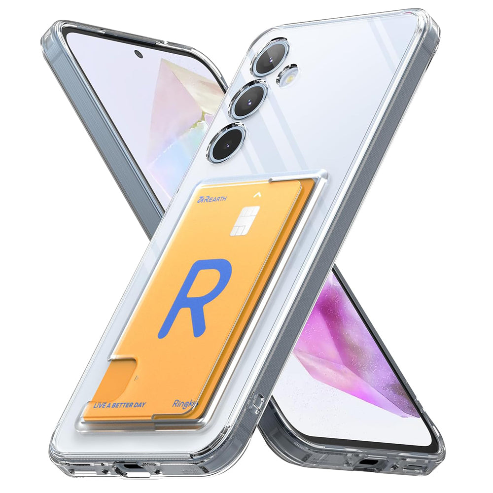 Husa pentru Samsung Galaxy A35 5G A356, Ringke, Fusion Card, Transparenta