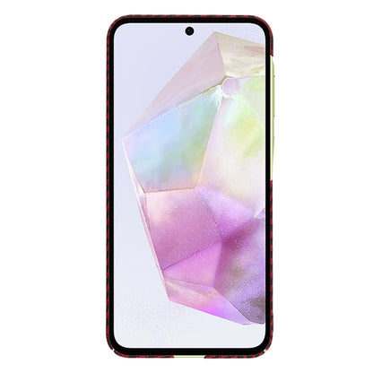 Husa pentru Samsung Galaxy A35 5G A356, Techsuit, Carbonite FiberShell, Rosie