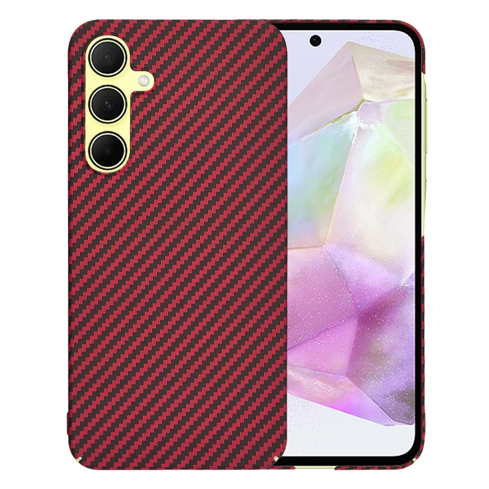 Husa pentru Samsung Galaxy A35 5G A356, Techsuit, Carbonite FiberShell, Rosie
