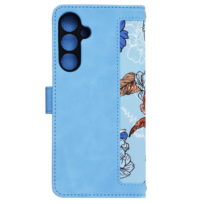 Husa pentru Samsung Galaxy A35 5G A356, Techsuit, FlipCraft, Bleu