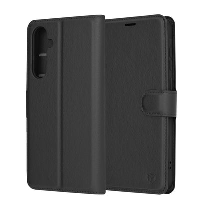 Husa pentru Samsung Galaxy A35 5G A356, Techsuit, Leather Folio, Neagra