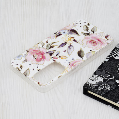 Husa pentru Samsung Galaxy A35 5G A356, Techsuit, Marble, Alba