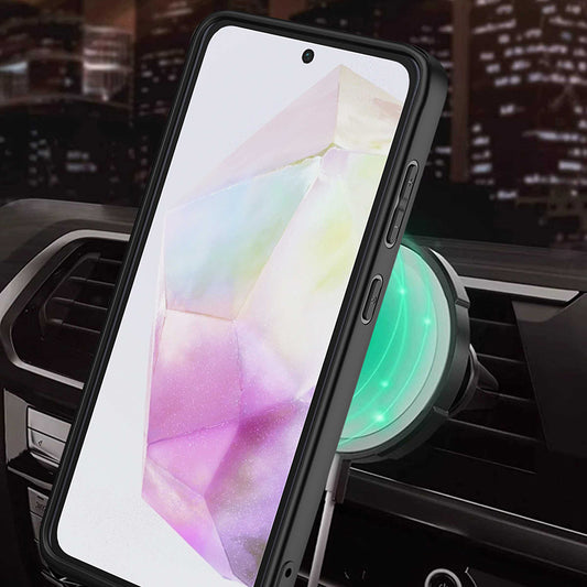 Husa pentru Samsung Galaxy A35 5G A356, Techsuit, RuggedCam, Neagra