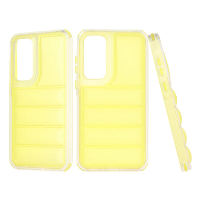 Husa pentru Samsung Galaxy A35 5G A356, Techsuit, Wave Shield, Galbena