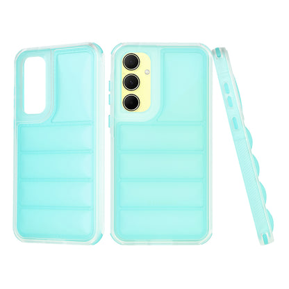 Husa pentru Samsung Galaxy A35 5G A356, Techsuit, Wave Shield, Turcoaz