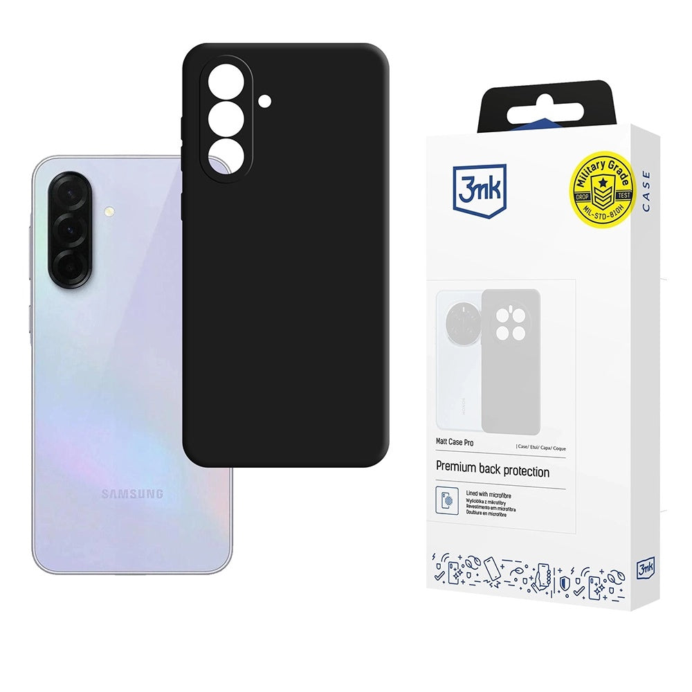 Husa pentru Samsung Galaxy A36 A366, 3MK, Pro, Neagra Mata