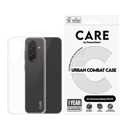 Husa pentru Samsung Galaxy A36 A366, PanzerGlass, Care Urban Combat, Transparenta