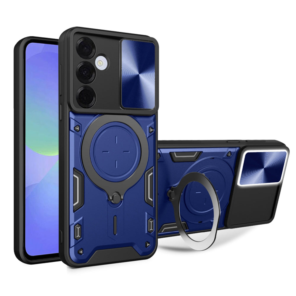 Husa pentru Samsung Galaxy A36 A366, Techsuit, CamGuard Pro, Albastra