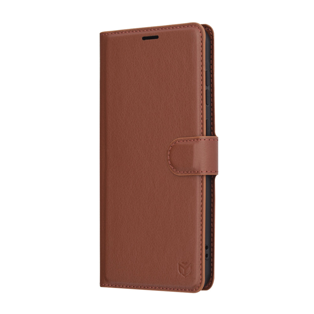Husa pentru Samsung Galaxy A36 A366, Techsuit, Leather Folio, Maro