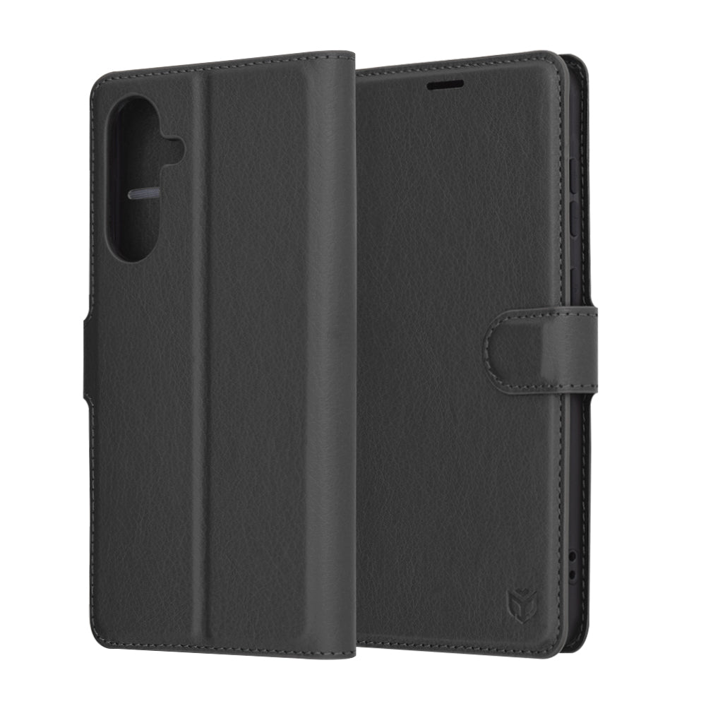 Husa pentru Samsung Galaxy A36 A366, Techsuit, Leather Folio, Neagra