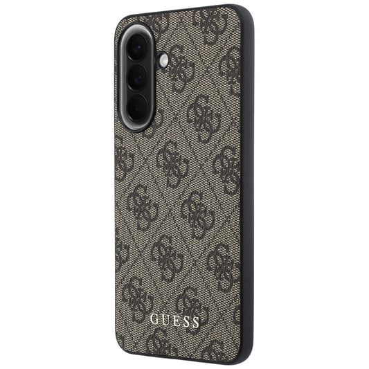 Husa pentru Samsung Galaxy A37 5G, Guess, 4G Classic Logo Charm, Maro