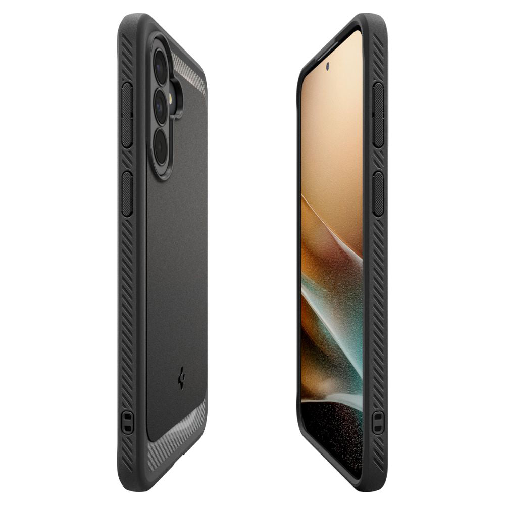 Husa pentru Samsung Galaxy A37 5G, Spigen, Rugged Armor, Neagra ACS09795