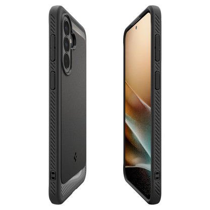 Husa pentru Samsung Galaxy A37 5G, Spigen, Rugged Armor, Neagra ACS09795