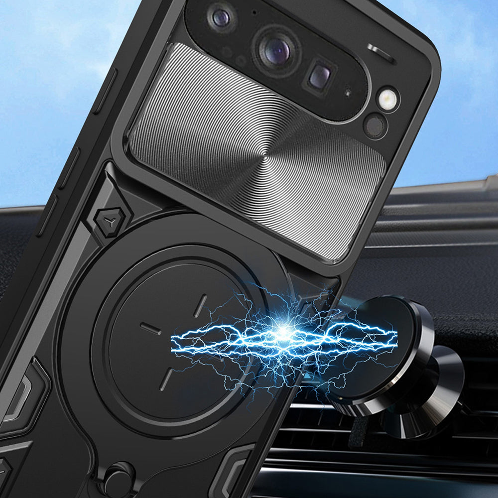 Husa pentru Samsung Galaxy A37 5G, Techsuit, CamGuard Pro, Mov