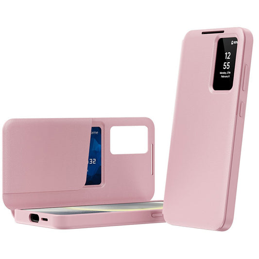 Husa pentru Samsung Galaxy A37 5G, Techsuit, SmartView, Roz
