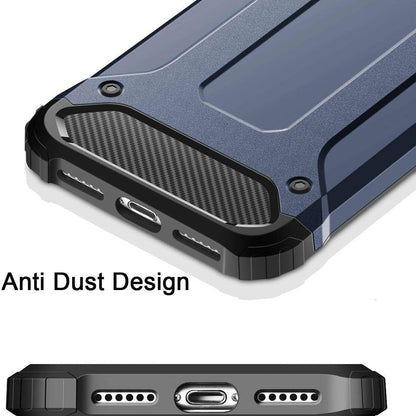 Husa pentru Samsung Galaxy A40 A405, Techsuit, Hybrid Armor, Neagra