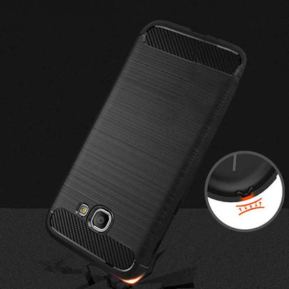 Husa pentru Samsung Galaxy A5 (2017) A520, Techsuit, Carbon, Neagra