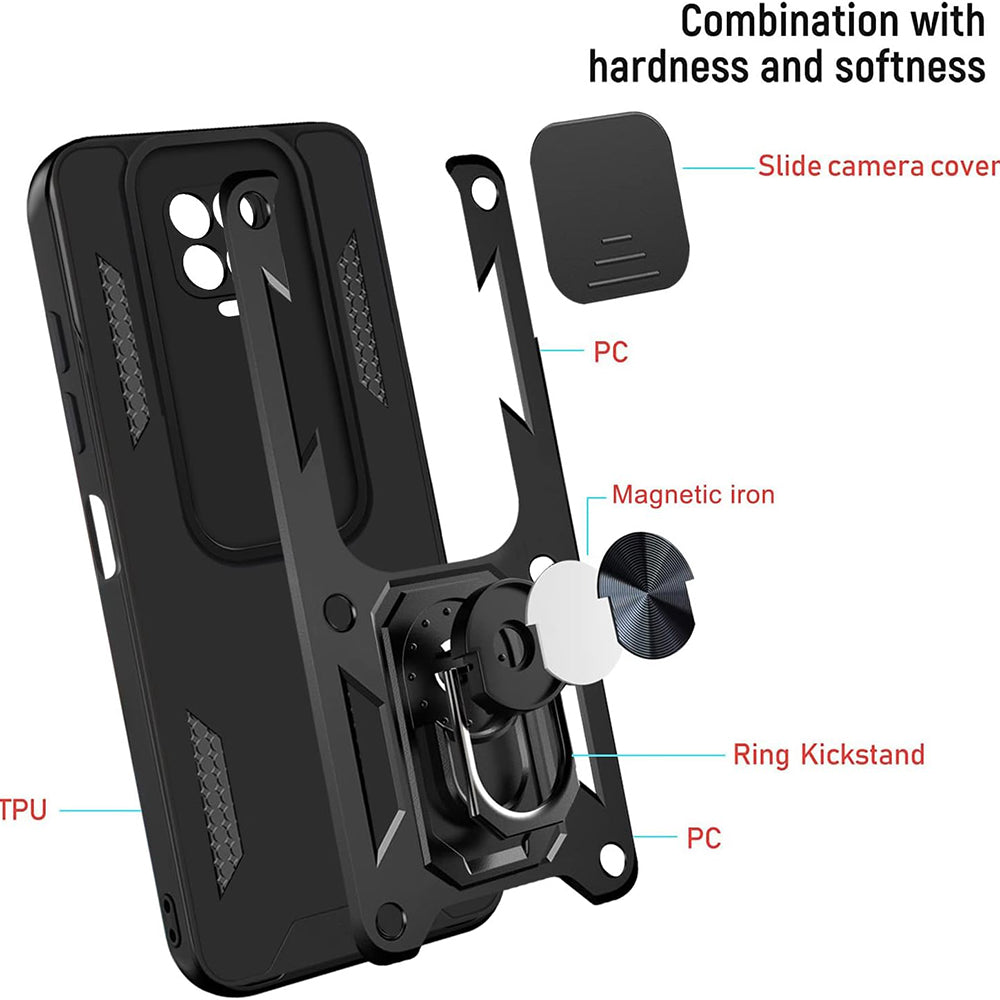 Husa pentru Samsung Galaxy A50s A507 / A30s A307 / A50 A505, Techsuit, CamShield, Neagra