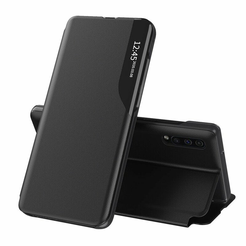Husa pentru Samsung Galaxy A50s A507 / A30s A307 / A50 A505, Techsuit, eFold, Neagra