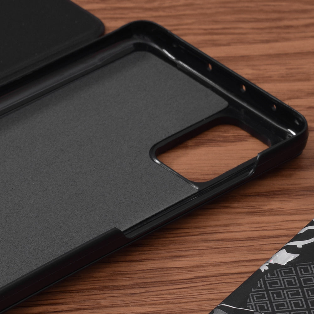 Husa pentru Samsung Galaxy A51 A515, Techsuit, eFold, Neagra