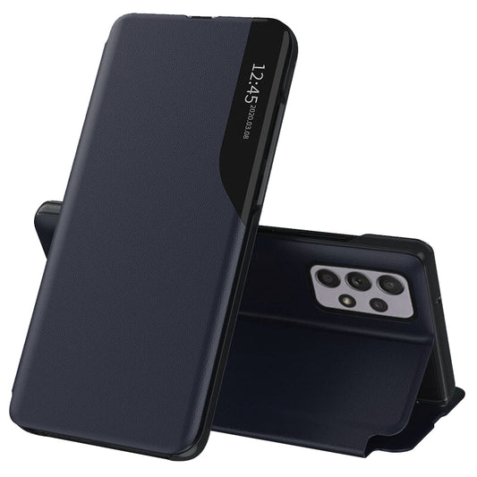 Husa pentru Samsung Galaxy A52s 5G A528 / A52 5G A526 / A52 A525, Techsuit, eFold, Albastra Inchis