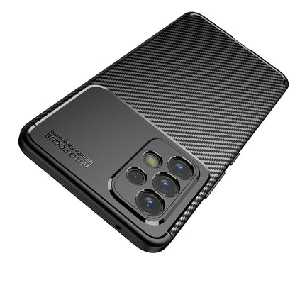 Husa pentru Samsung Galaxy A53 5G A536, Techsuit, CarbonFiber, Neagra
