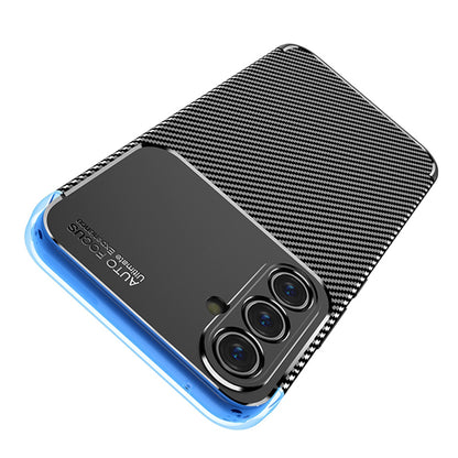 Husa pentru Samsung Galaxy A54 A546, Techsuit, CarbonFiber, Neagra