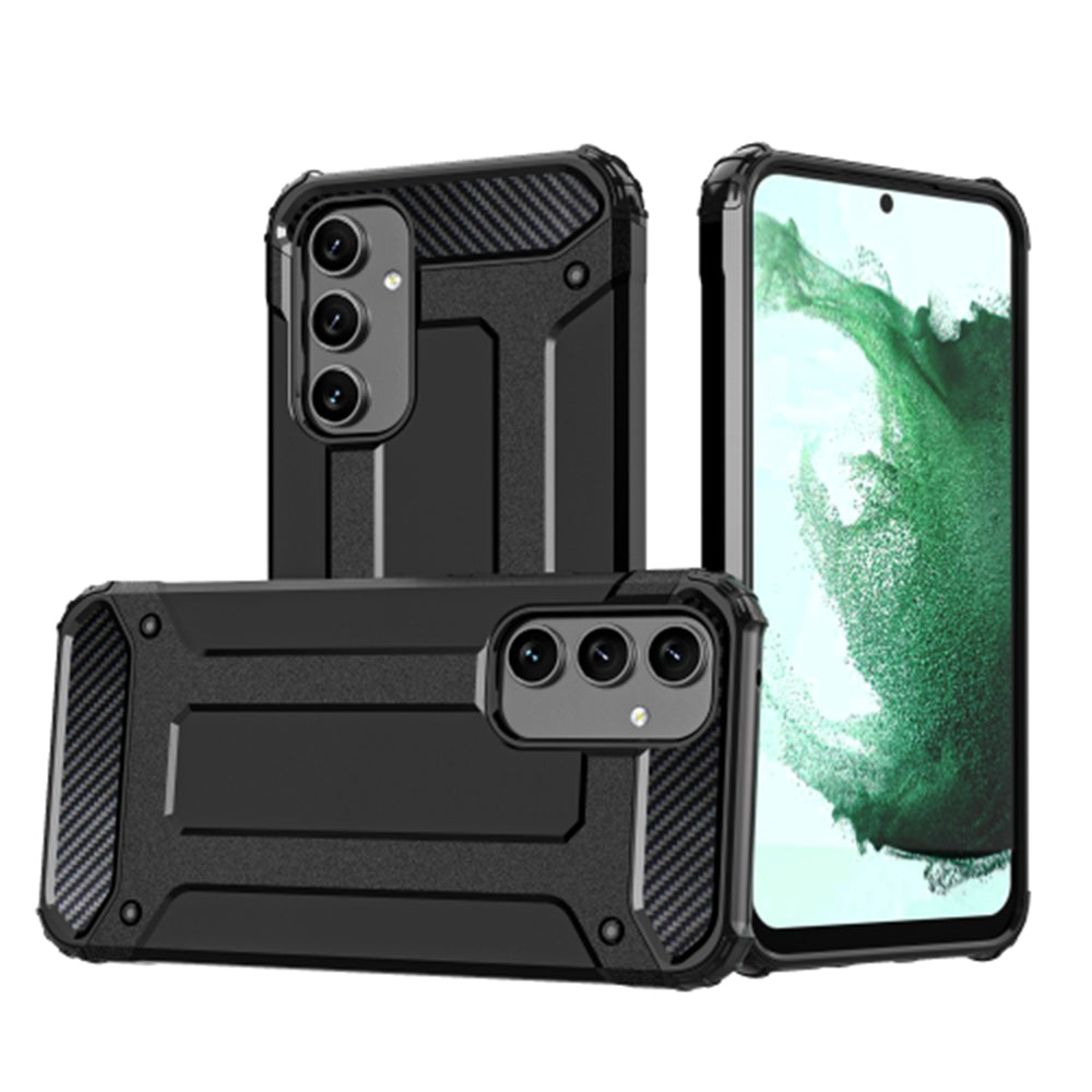 Husa pentru Samsung Galaxy A54 A546, Techsuit, Hybrid Armor, Neagra