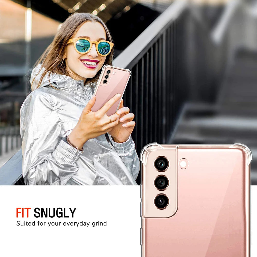 Husa pentru Samsung Galaxy A54 A546, Techsuit, Shockproof Clear, Transparenta
