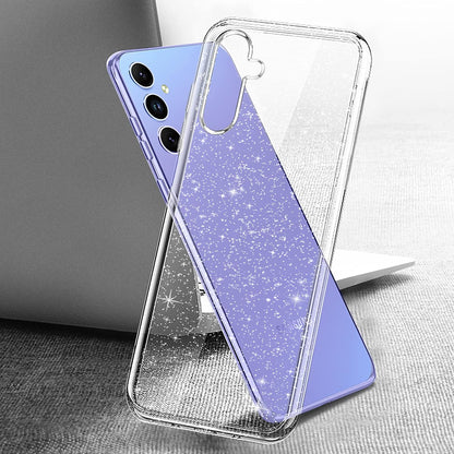 Husa pentru Samsung Galaxy A54 A546, Techsuit, SparkleSkin, Transparenta