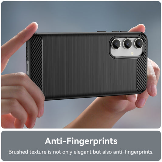 Husa pentru Samsung Galaxy A55 5G A556, Techsuit, Carbon, Neagra