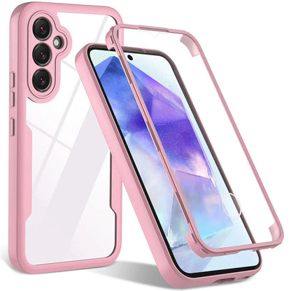 Husa pentru Samsung Galaxy A55 5G A556, Techsuit, ColorVerse 360, Roz