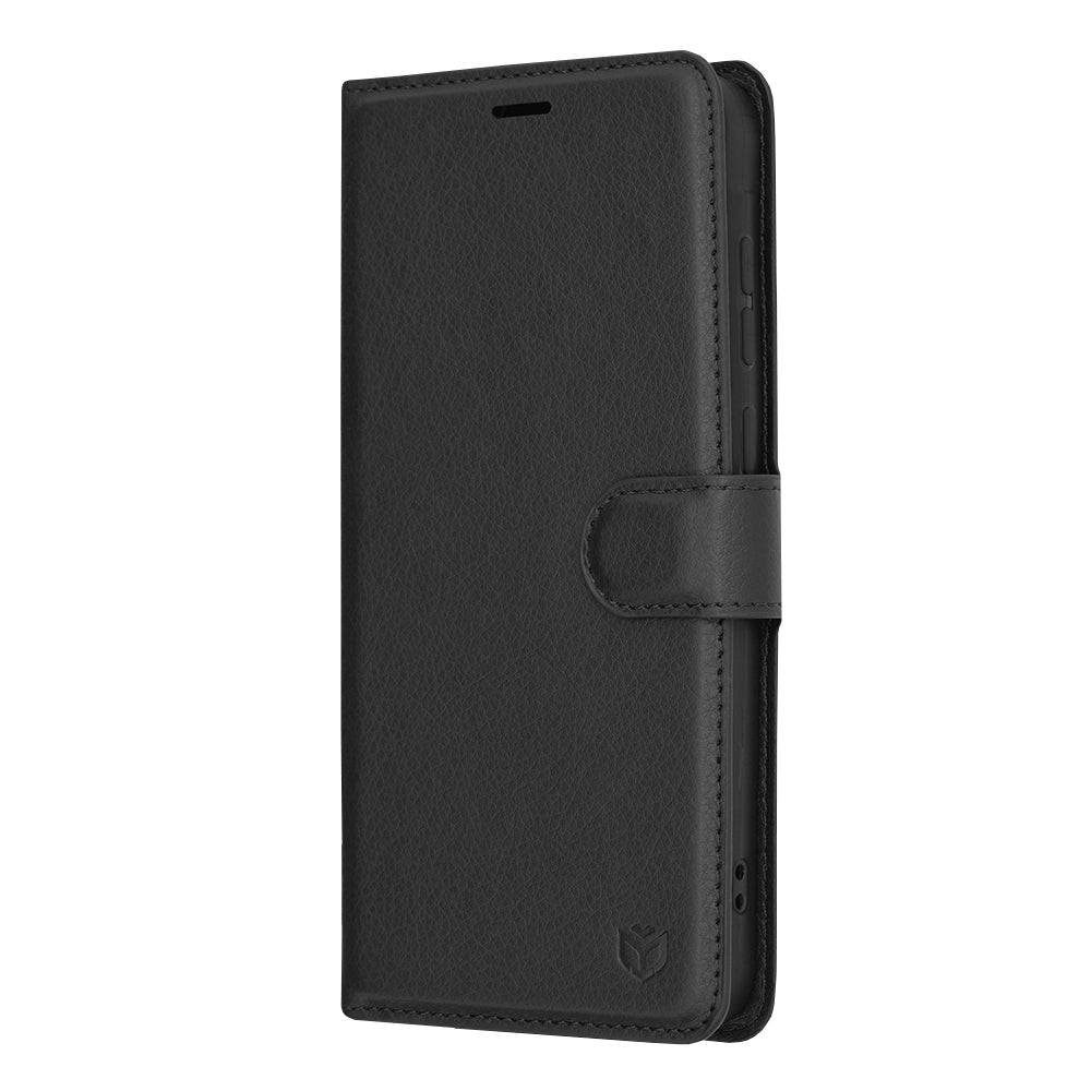 Husa pentru Samsung Galaxy A55 5G A556, Techsuit, Leather Folio, Neagra
