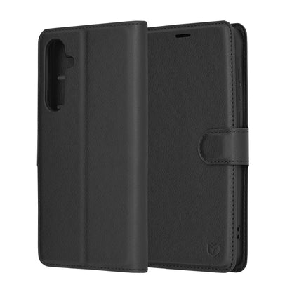 Husa pentru Samsung Galaxy A55 5G A556, Techsuit, Leather Folio, Neagra