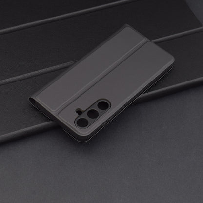 Husa pentru Samsung Galaxy A55 5G A556, Techsuit, Magskin Book, Neagra