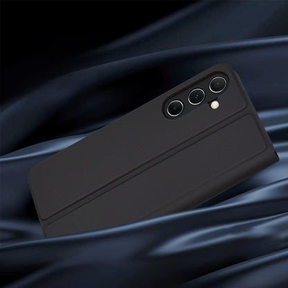 Husa pentru Samsung Galaxy A55 5G A556, Techsuit, Magskin Book, Neagra